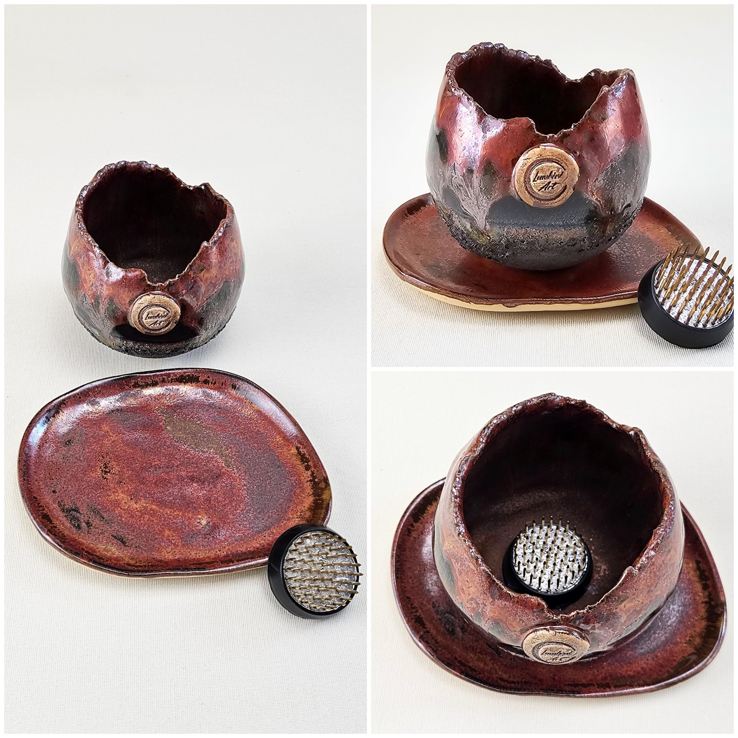 Shizuku Ikebana Set dunkel