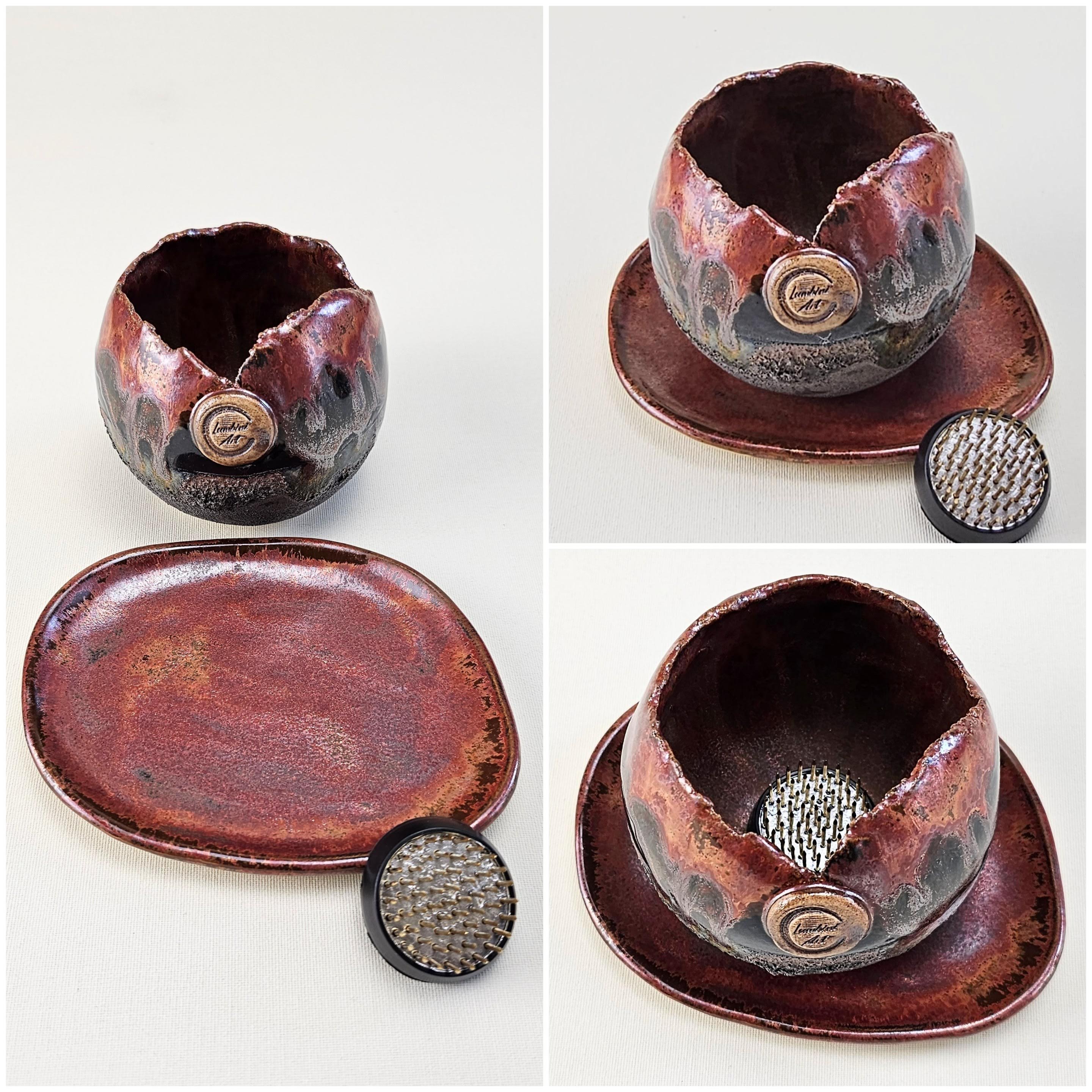 Shizuku Ikebana Set dunkel